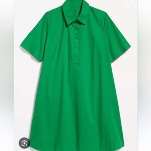GREEN OLD NAVY SHIRT DRESS